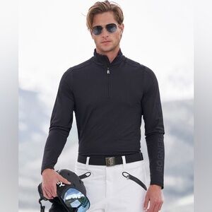 BOGNER Men’s Harrison-o 1/4-zip quarter zip Pullover Size Medium